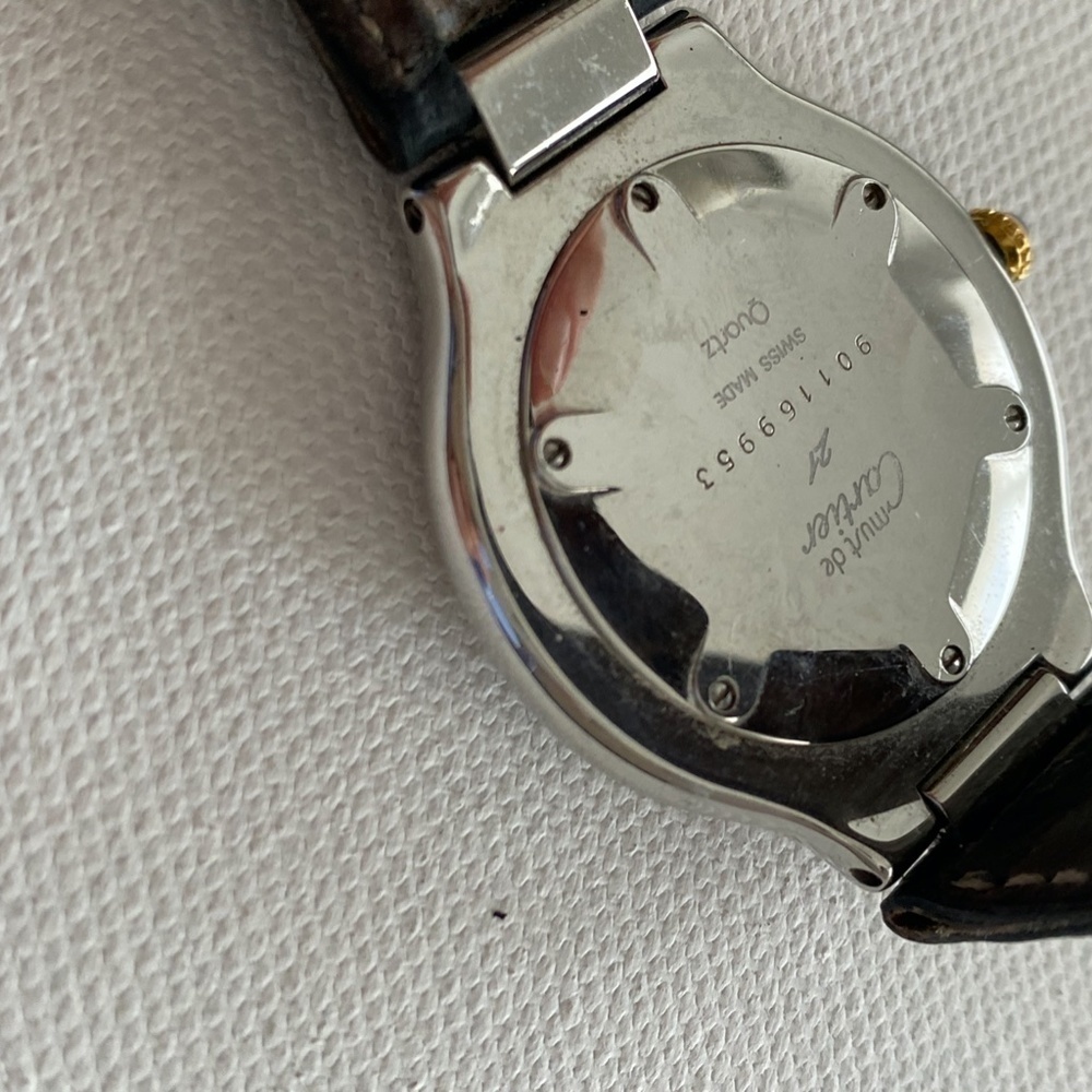 Must de Cartier 21 Stainless Steel Gold Watch - Picture 4 of 10